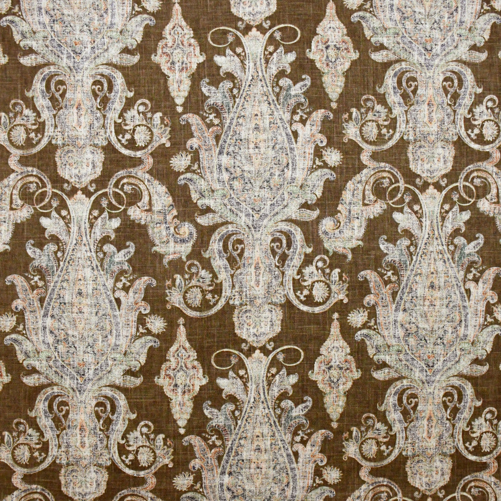 S4987 Oak by Greenhouse Fabric 55% Linen, 45% Rayon USA 24,000 </p><p>Repeat: 27" H, 25.5" V 54" - Fabric Carolina -