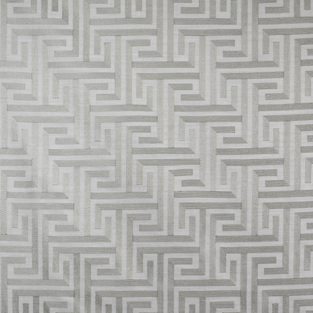 S5015 Platinum by Greenhouse Fabric 100% Polyester W/ 100% Rayon Embroidery India 9,000 </p><p>Repeat: 6.625" H, 6.375" V 55" - Fabric Carolina -