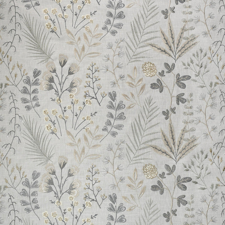 S5031 Dune by Greenhouse Designer Fabric S73: Onyx 58% Cotton, 42% Polyester W/ 100% Rayon Embroidery India 3,000 double rubs </p><p>Repeat: 26" H, 12.75" V 54" - Swanky Fabrics -