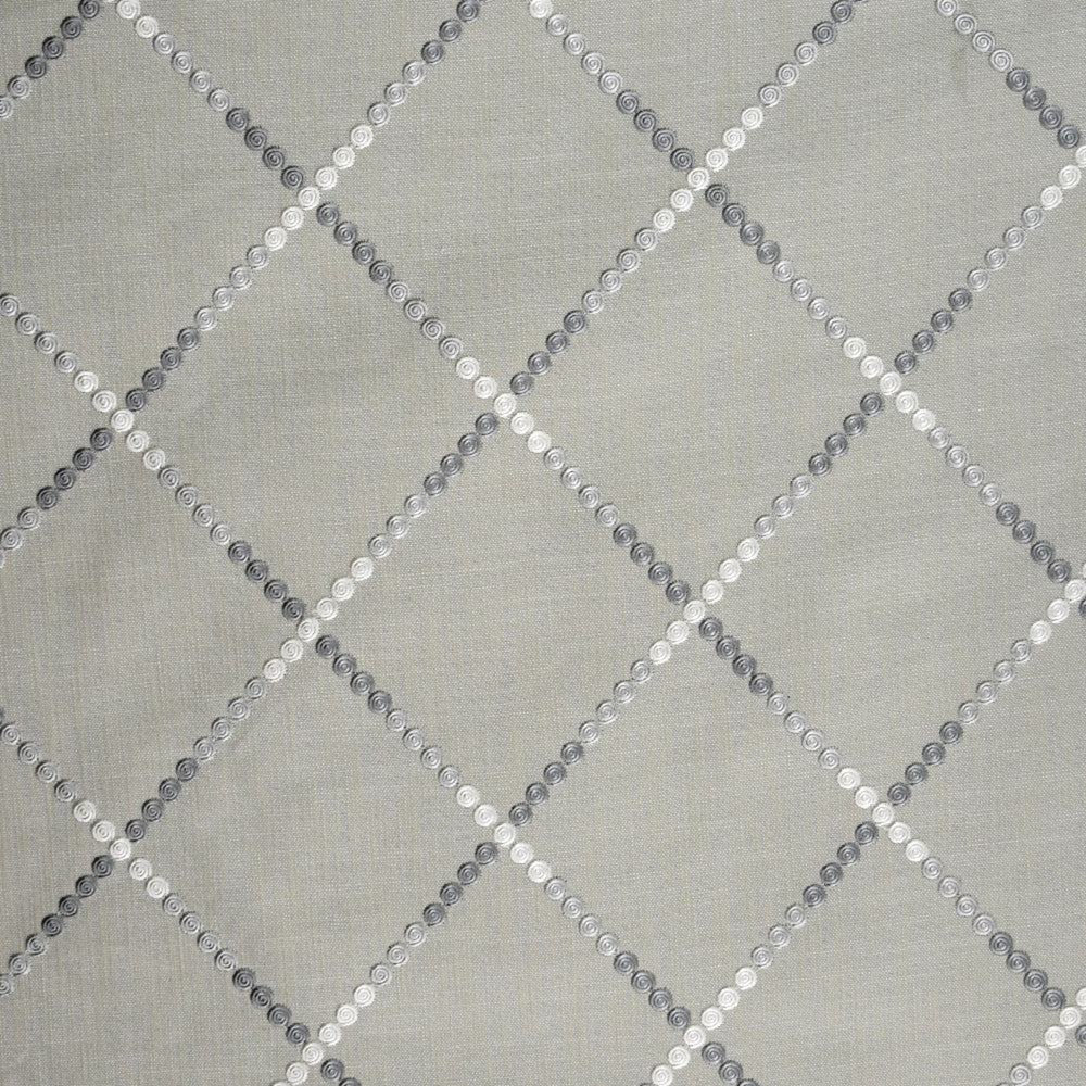 S5040 Nickel by Greenhouse Fabric S73: Onyx 54% Cotton, 46% Polyester W/ 100% Rayon Embroidery India 9,000 double rubs </p><p>Repeat: 6.875" H, 7.625" V 59" - Fabric Carolina -