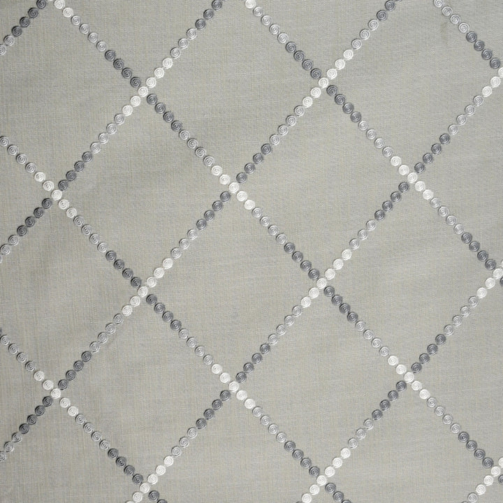 S5040 Nickel by Greenhouse Fabric S73: Onyx 54% Cotton, 46% Polyester W/ 100% Rayon Embroidery India 9,000 double rubs </p><p>Repeat: 6.875" H, 7.625" V 59" - Fabric Carolina -