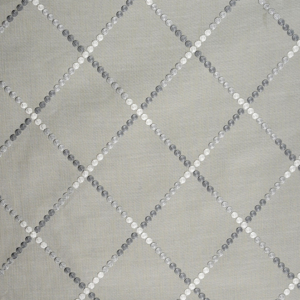 S5040 Nickel by Greenhouse Fabric 54% Cotton, 46% Polyester W/ 100% Rayon Embroidery India 9,000 </p><p>Repeat: 6.875" H, 7.625" V 59" - Fabric Carolina -