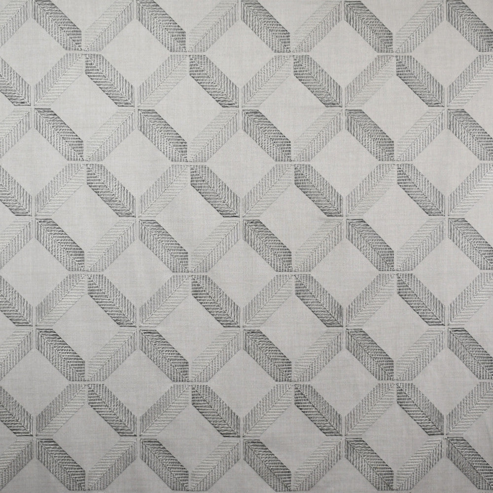 S5045 Chrome by Greenhouse Fabric S73: Onyx 73% Cotton, 27% Polyester W/ 100% Rayon Embroidery India 9,000 double rubs </p><p>Repeat: 6.75" H, 6.375" V 55" - Fabric Carolina -