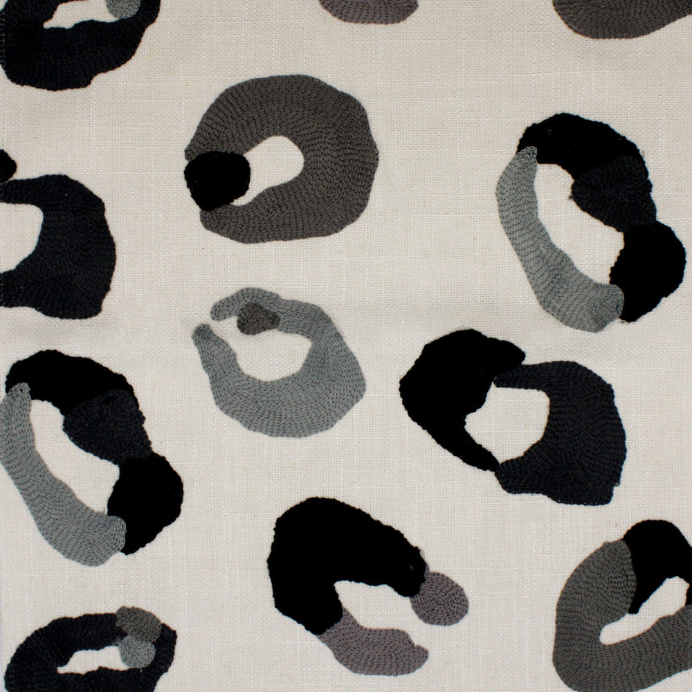 S5052 Domino by Greenhouse Fabric S73: Onyx 36% Polyester, 26% Cotton, 22% Viscose, 16% Linen China 30,000 double rubs </p><p>Repeat: 18" H, 11.75" V 54" - Fabric Carolina -
