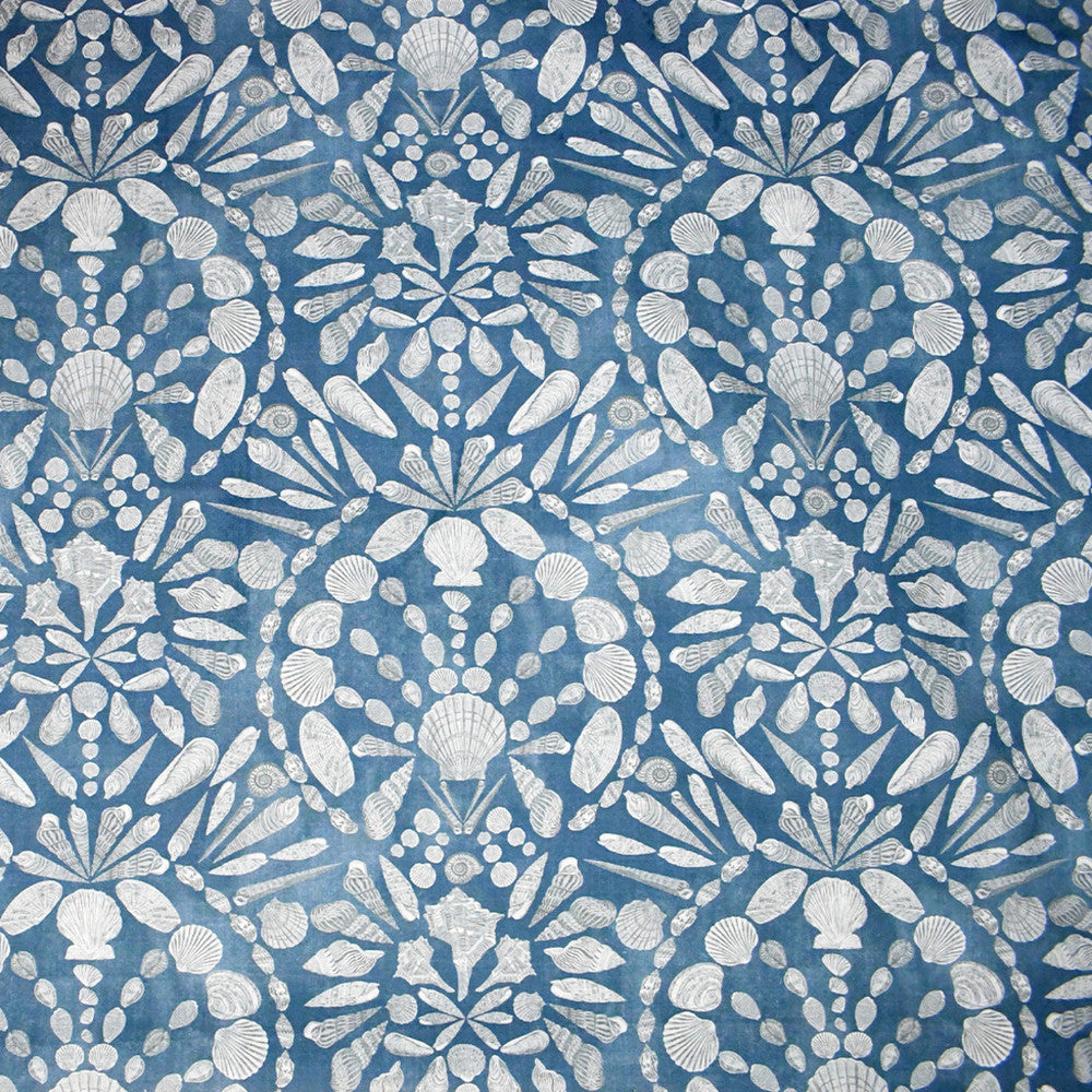 S5074 Blue Silver by Greenhouse Fabric 90% Cotton, 10% Linen Pakistan 12,000 </p><p>Repeat: 18" H, 18" V 54" - Fabric Carolina -