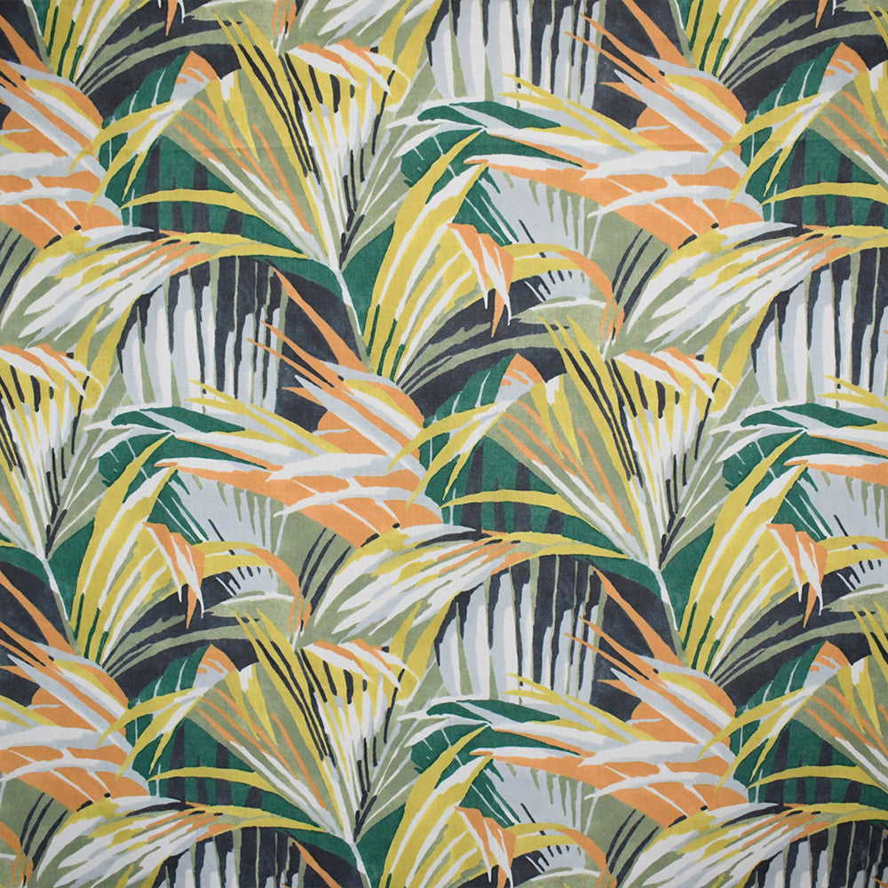 S5087 Palm by Greenhouse Fabric M11: Memos by Color 100% Polyester India 50,000 double rubs </p><p>Repeat: 26.625" H, 24.5" V 55" - Fabric Carolina -