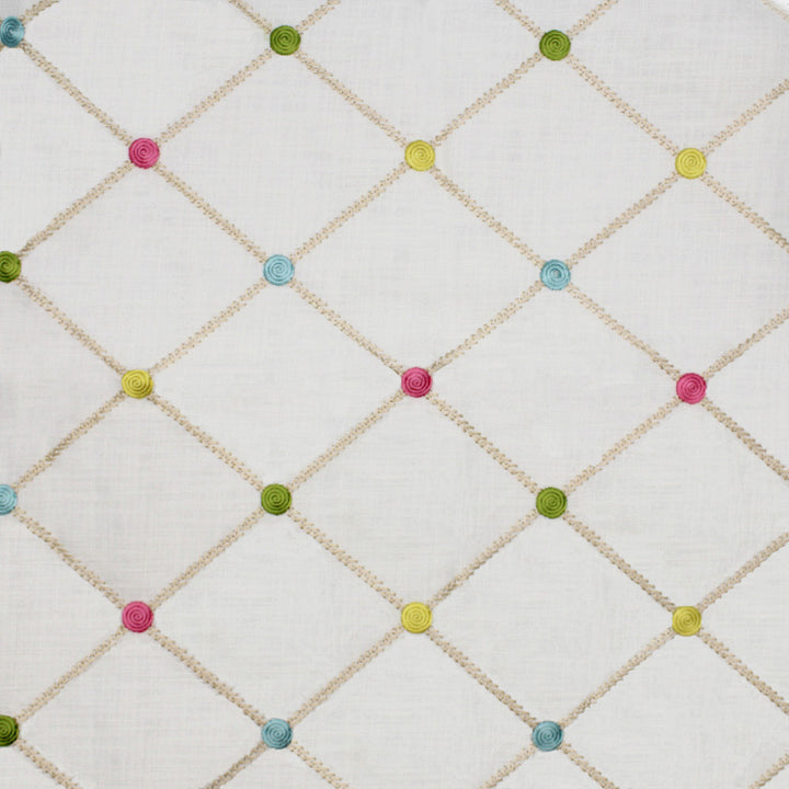 S5109 Birthday Cake by Greenhouse Fabric 80% Cotton, 20% Viscose With 100% Viscose Embroidery India 7,500 </p><p>Repeat: 4.375" H, 5.125" V 52" - Fabric Carolina -