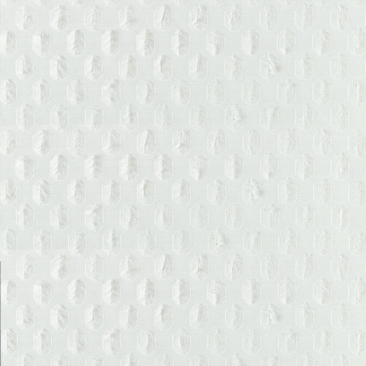 S5142 Optic White by Greenhouse Designer Fabric 69% Polyester, 31% Cotton India DRAPERY </p><p>Repeat: 1.25" H, 1.75" V 58" - Swanky Fabrics -