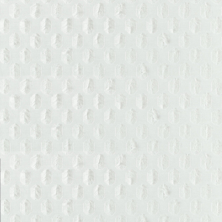 S5142 Optic White by Greenhouse Designer Fabric M11: Memos by Color 69% Polyester, 31% Cotton India DRAPERY double rubs </p><p>Repeat: 1.25" H, 1.75" V 58" - Swanky Fabrics -
