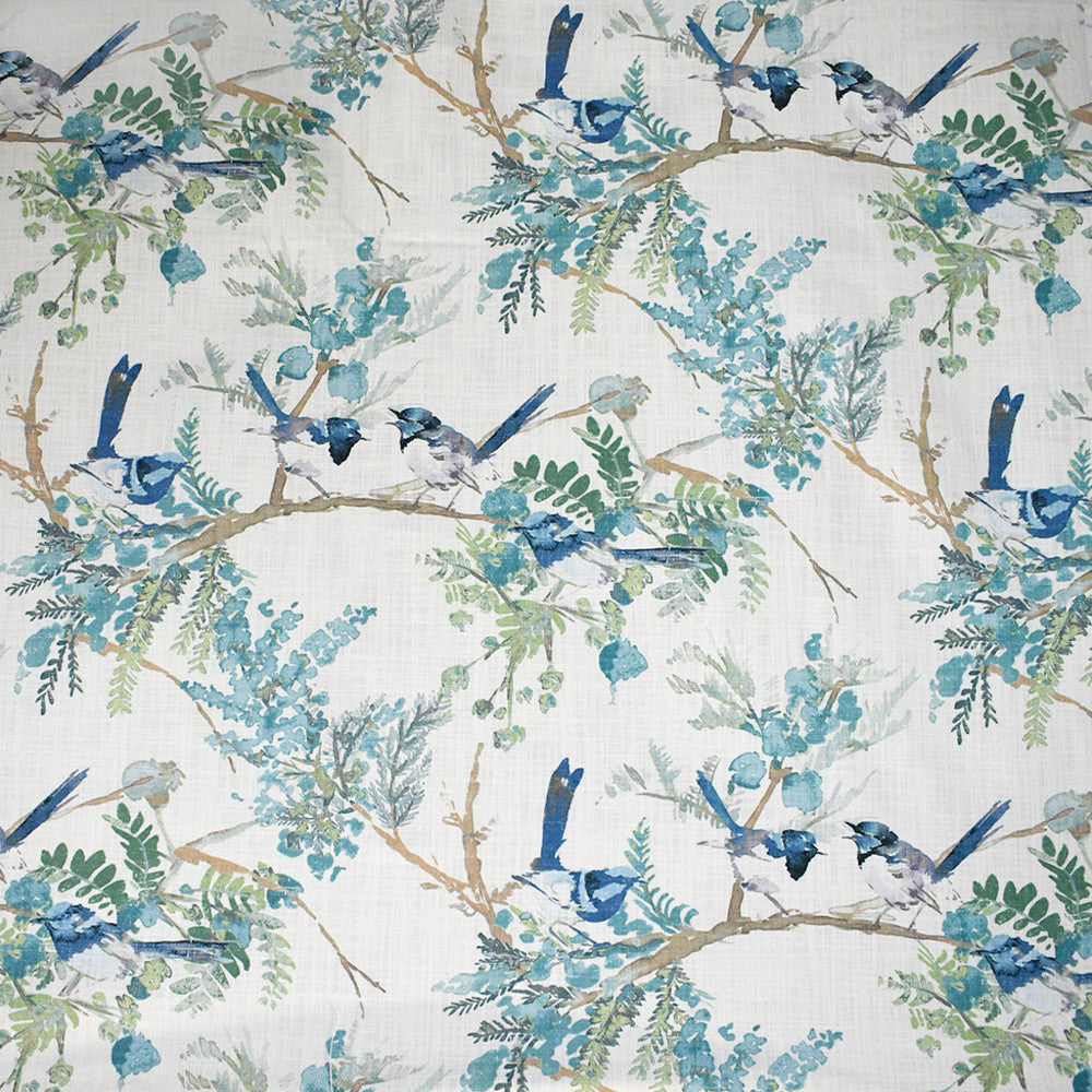 S5178 Mediterranean Blue by Greenhouse Fabric 100% Cotton India 30,000 </p><p>Repeat: 27.25" H, 25.75" V 57" - Fabric Carolina -