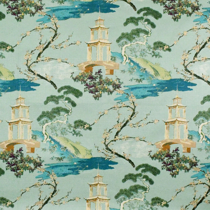 S5239 Seaspray by Greenhouse Fabric 100% Polyester China 40,000 </p><p>Repeat: 27" H, 27" V 56" - Fabric Carolina -