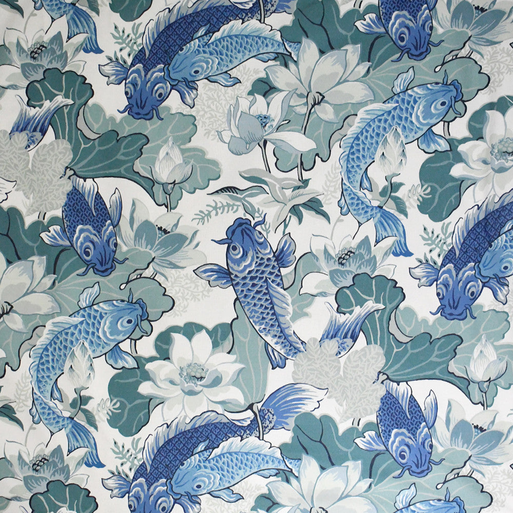 S5257 Nile Blue by Greenhouse Fabric M12: Memos by Color 100% Cotton Spain 51,000 double rubs Soil & Stain Repellent </p><p>Repeat: 27" H, 36" V 54" - Fabric Carolina -