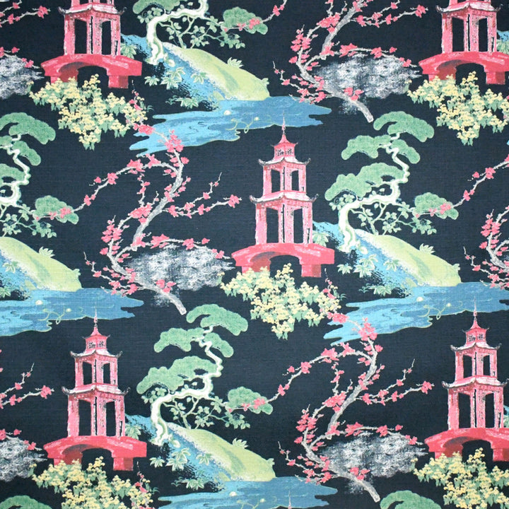 S5270 Black by Greenhouse Fabric 100% Polyester China 40,000 </p><p>Repeat: 27" H, 27" V 56" - Fabric Carolina -