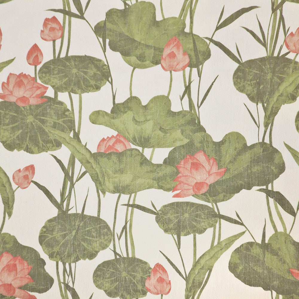 S5393 Coral by Greenhouse Fabric 72% Polyester, 20% Rayon, 8% Linen China 90,000 </p><p>Repeat: 27" H, 27.25" V 56" - Fabric Carolina -