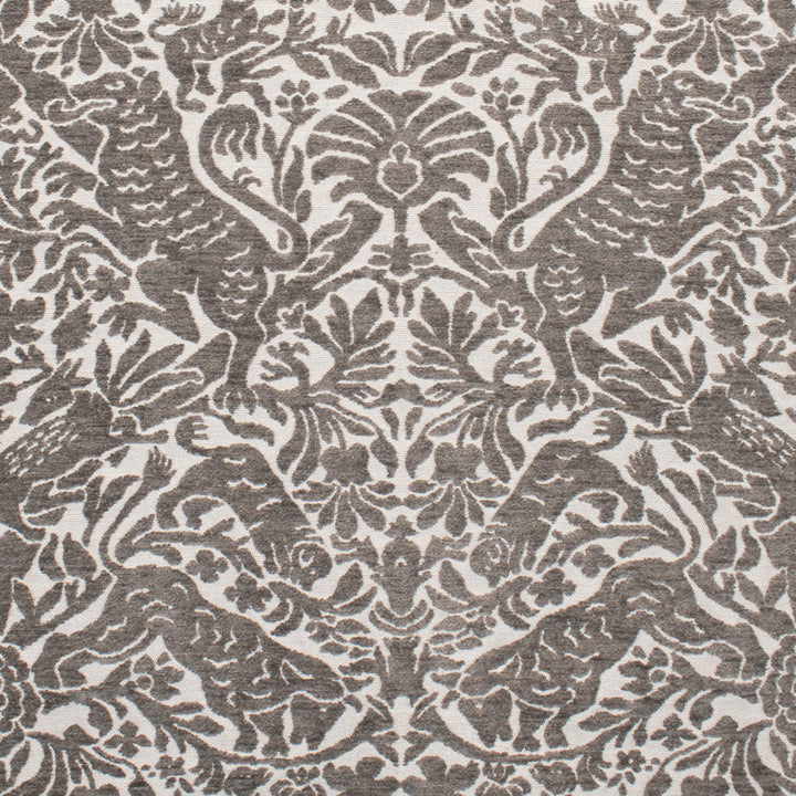 S5462 Pewter by Greenhouse Designer Fabric M14: Memos by Color 42.38% Rayon, 29.05% Cotton, 16.51% Polyester, 12.06% Polyester (Uv) USA 33,000 double rubs </p><p>Repeat: 27.5" H, 27" V 54" - Swanky Fabrics -