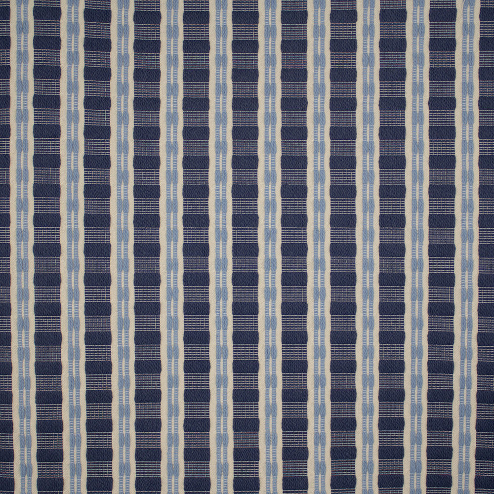 S5650 Indigo by Greenhouse Fabric 69.49% Cotton, 19.24% Polyester (Uv), 11.27% Polyester USA 33,000 </p><p>Repeat: .75" H, 1.188" V 57" - Fabric Carolina -