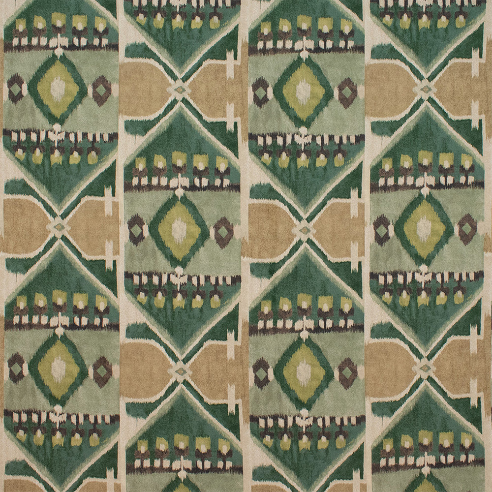 S5743 Loden by Greenhouse Fabric 100% Cotton India 11,000 </p><p>Repeat: 13.5" H, 16" V 54" - Fabric Carolina -