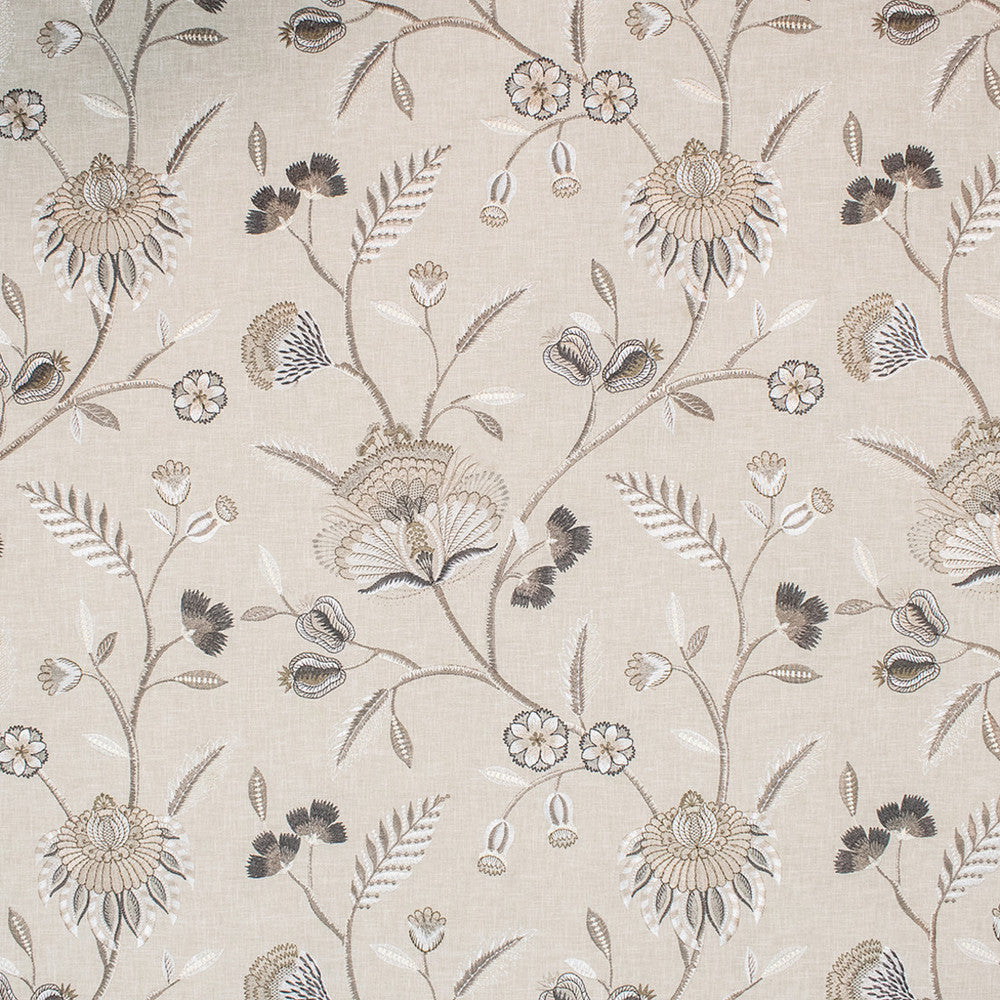 S5778 Travertine by Greenhouse Fabric 52% Recycled Polyester, 48% Cotton With 100% Viscose Embroidery India 9,000 </p><p>Repeat: 17" H, 18.5" V 51" - Fabric Carolina -