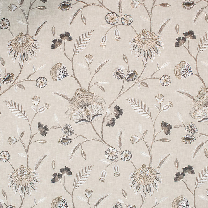 S5778 Travertine by Greenhouse Fabric 52% Recycled Polyester, 48% Cotton With 100% Viscose Embroidery India 9,000 </p><p>Repeat: 17" H, 18.5" V 51" - Fabric Carolina -