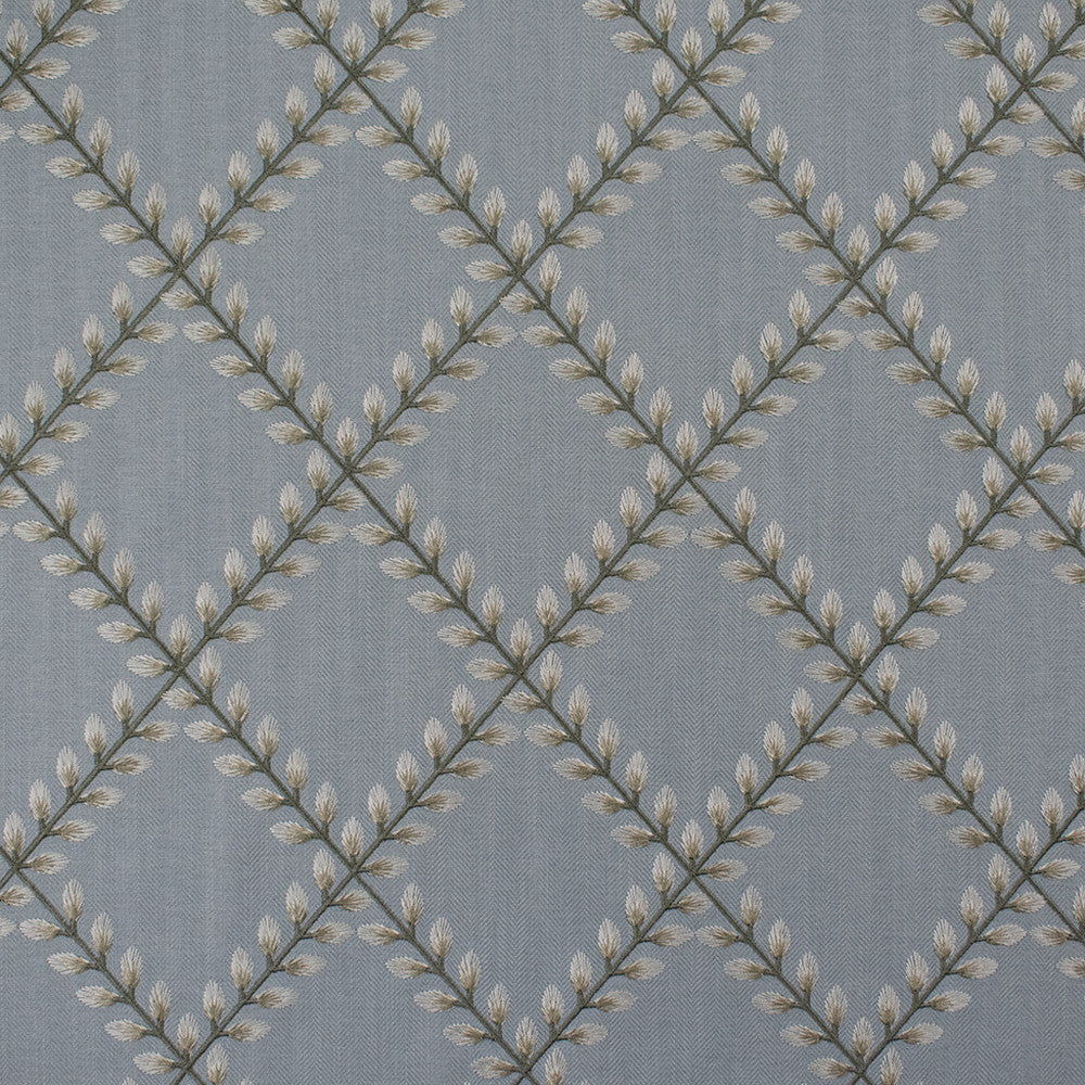 S5806 Mist by Greenhouse Fabric 100% Polyester With 100% Viscose Embroidery India 9,000 </p><p>Repeat: 5.43" H, 6.1" V 54" - Fabric Carolina -