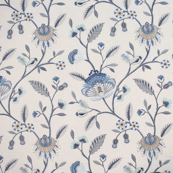 S5819 Dream Blue by Greenhouse Fabric M15: Memos by Color 52% Recycled Polyester, 48% Cotton With 100% Viscose Embroidery India 9,000 double rubs </p><p>Repeat: 17" H, 18.5" V 51" - Fabric Carolina -