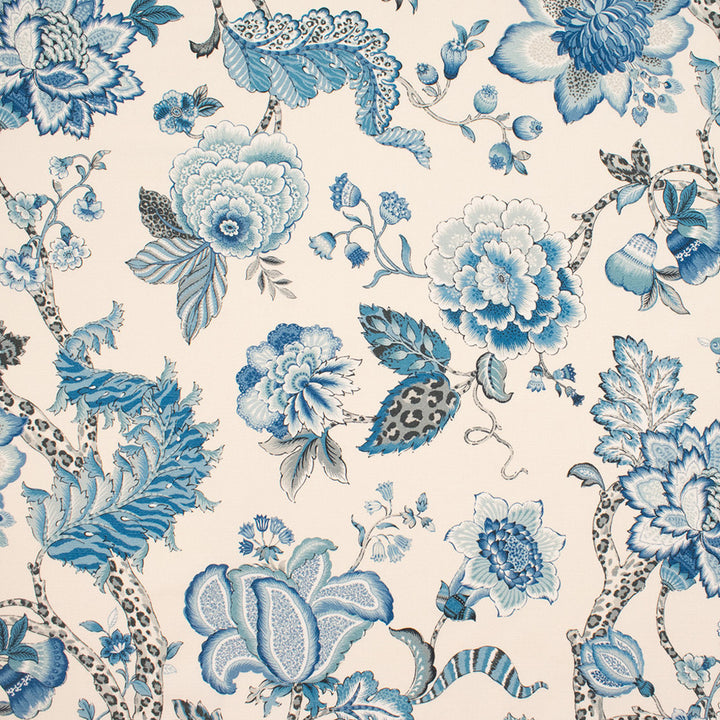 S5820 Blue by Greenhouse Fabric 100% Cotton Spain 60,000 </p><p>Repeat: 27" H, 36" V 54" - Fabric Carolina -
