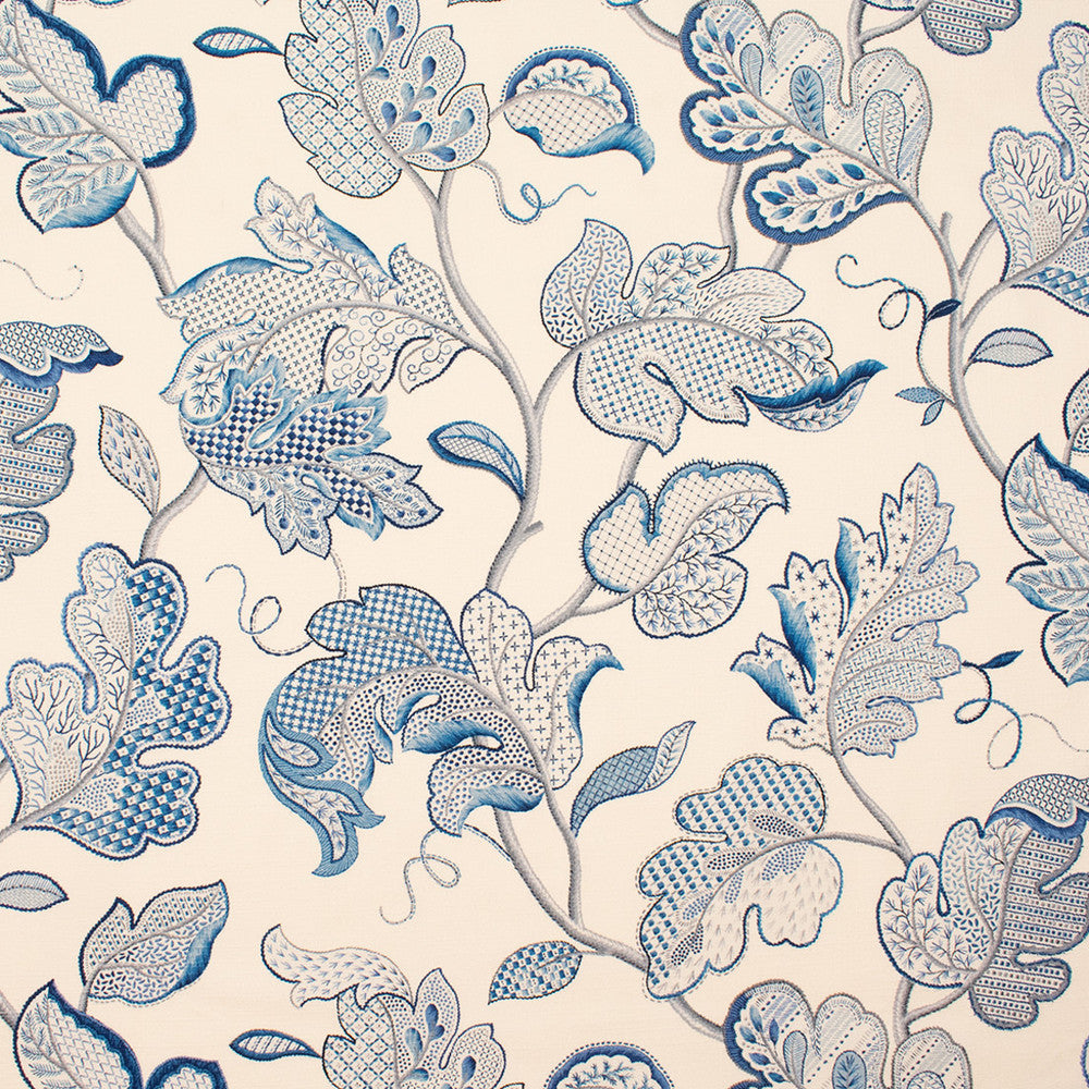 S5824 Blue Sand by Greenhouse Fabric 100% Cotton Spain 60,000 </p><p>Repeat: 27" H, 27" V 54" - Fabric Carolina -