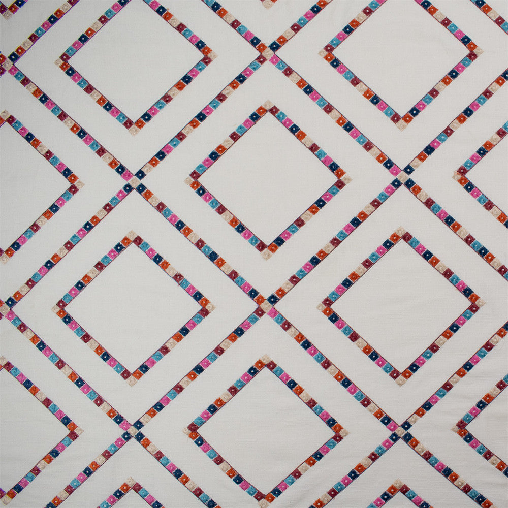 S5847 Carnival by Greenhouse Fabric 100% Cotton With 100% Viscose Embroidery India 9,000 </p><p>Repeat: 12.5" H, 11.5" V 52" - Fabric Carolina -