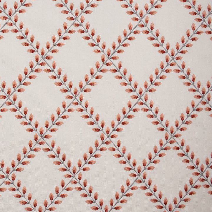 S5857 Coral by Greenhouse Fabric 100% Polyester With 100% Viscose Embroidery India 9,000 </p><p>Repeat: 5.43" H, 6.1" V 54" - Fabric Carolina -