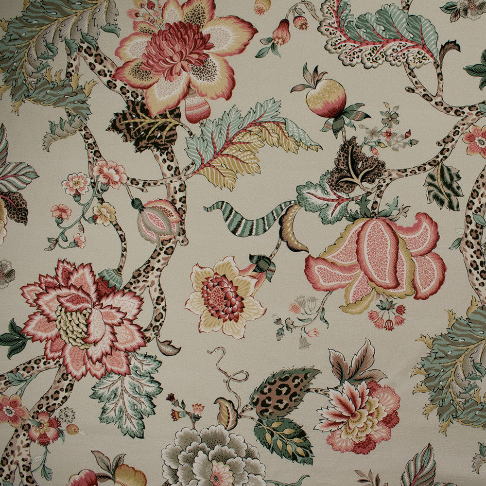S5860 Mushroom by Greenhouse Fabric 100% Cotton Spain 60,000 </p><p>Repeat: 27" H, 36" V 54" - Fabric Carolina -