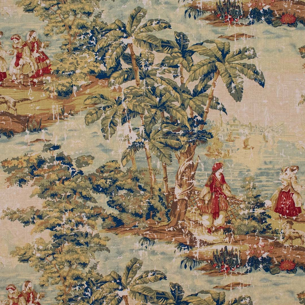 S5874 Antique Red by Greenhouse Fabric M15: Memos by Color 55% Linen, 45% Viscose India 9,000 double rubs </p><p>Repeat: 54" H, 24" V 53" - Fabric Carolina -