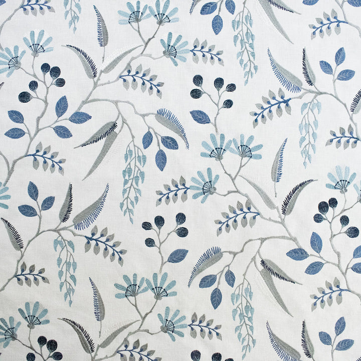S6038 Nordic Blue by Greenhouse Fabric 52% Cotton, 48% Polyester With 100% Rayon Embroidery India 6,000 </p><p>Repeat: 25.25" H, 18.375" V 54" - Fabric Carolina -