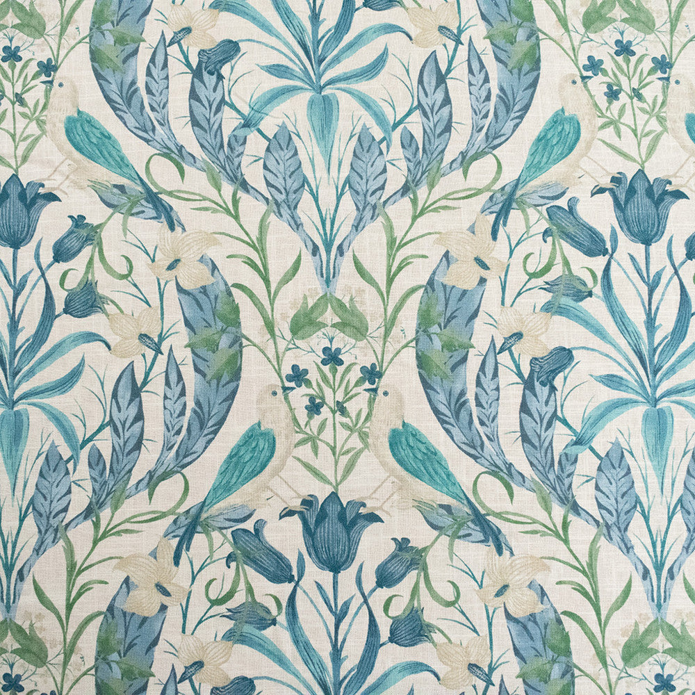 S6062 Robins Egg by Greenhouse Fabric 55% Linen, 45% Viscose Korea 12,000 </p><p>Repeat: 26" H, 27" V 55" - Fabric Carolina -