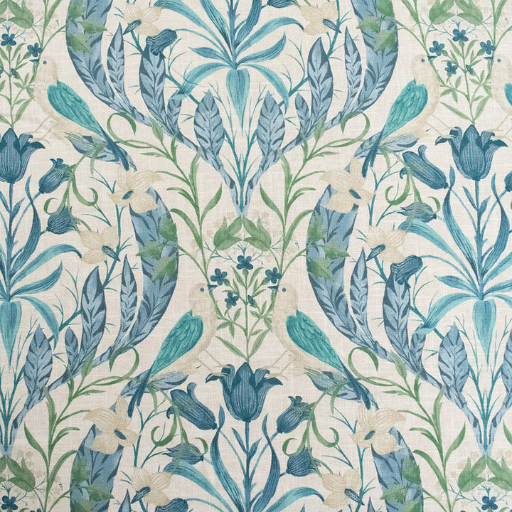 S6062 Robins Egg by Greenhouse Fabric 55% Linen, 45% Viscose Korea 12,000 </p><p>Repeat: 26" H, 27" V 55" - Fabric Carolina -