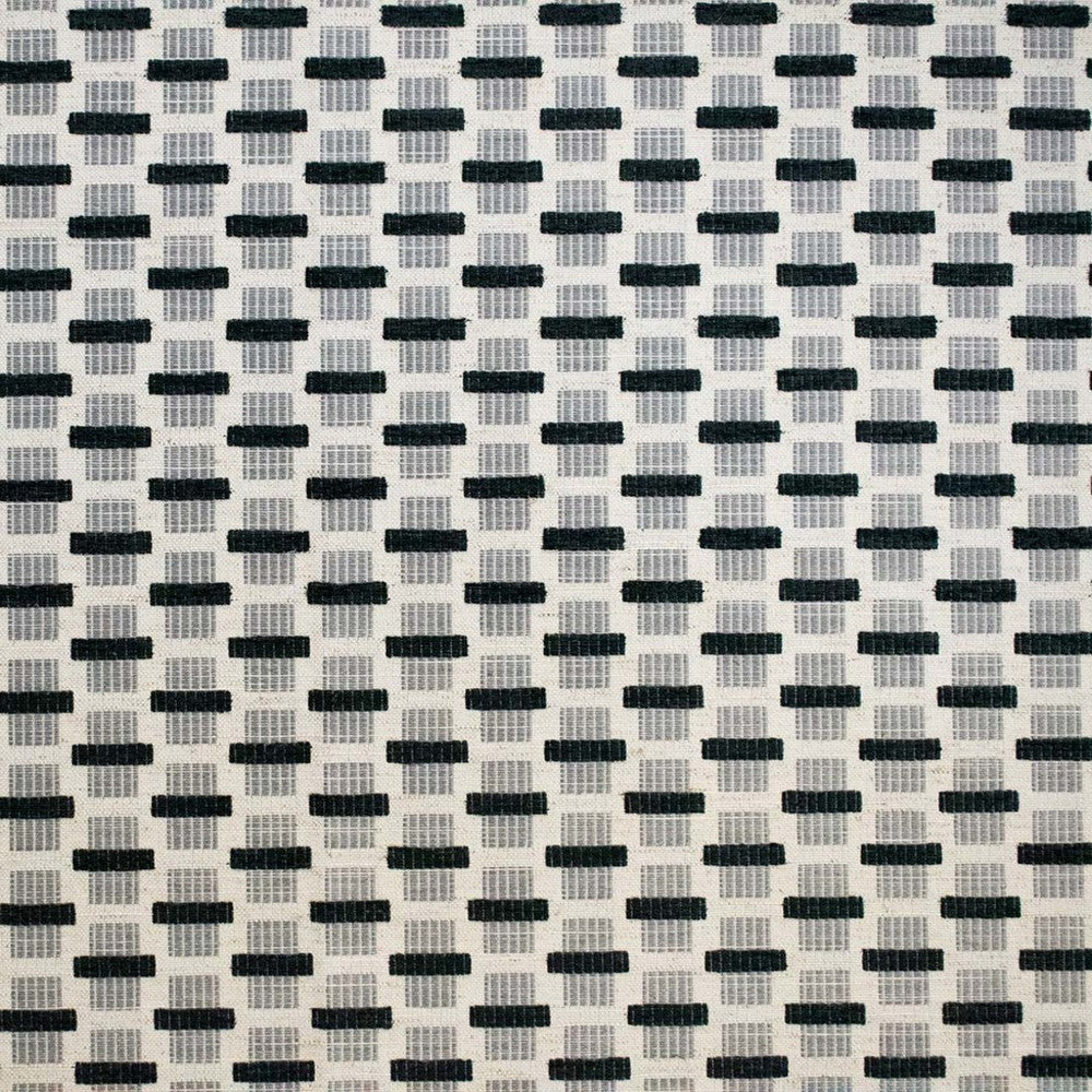 S6074 Charcoal by Greenhouse Fabric 95% Polyester, 5% Linen China 36,000 </p><p>Repeat: 2" H, 1.25" V 56" - Fabric Carolina -