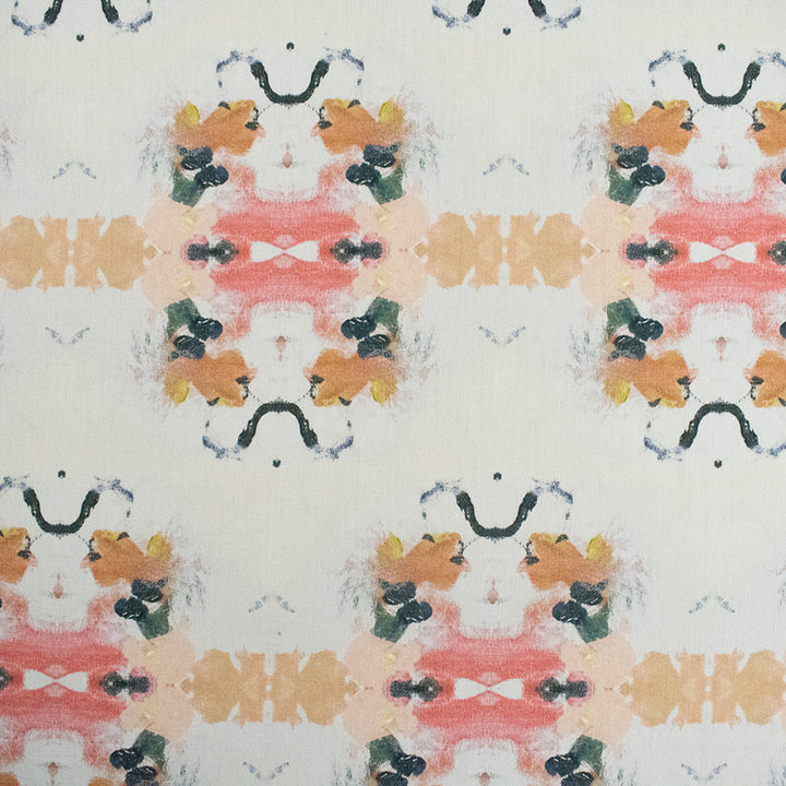 S6093 Salmon by Greenhouse Fabric 100% Cotton India 10,000 </p><p>Repeat: 13.5" H, 27" V 54" - Fabric Carolina -