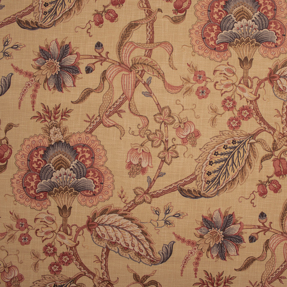 S6190 Walnut by Greenhouse Fabric 100% Cotton Pakistan 50,000 </p><p>Repeat: 27.25" H, 24.75" V 54" - Fabric Carolina -