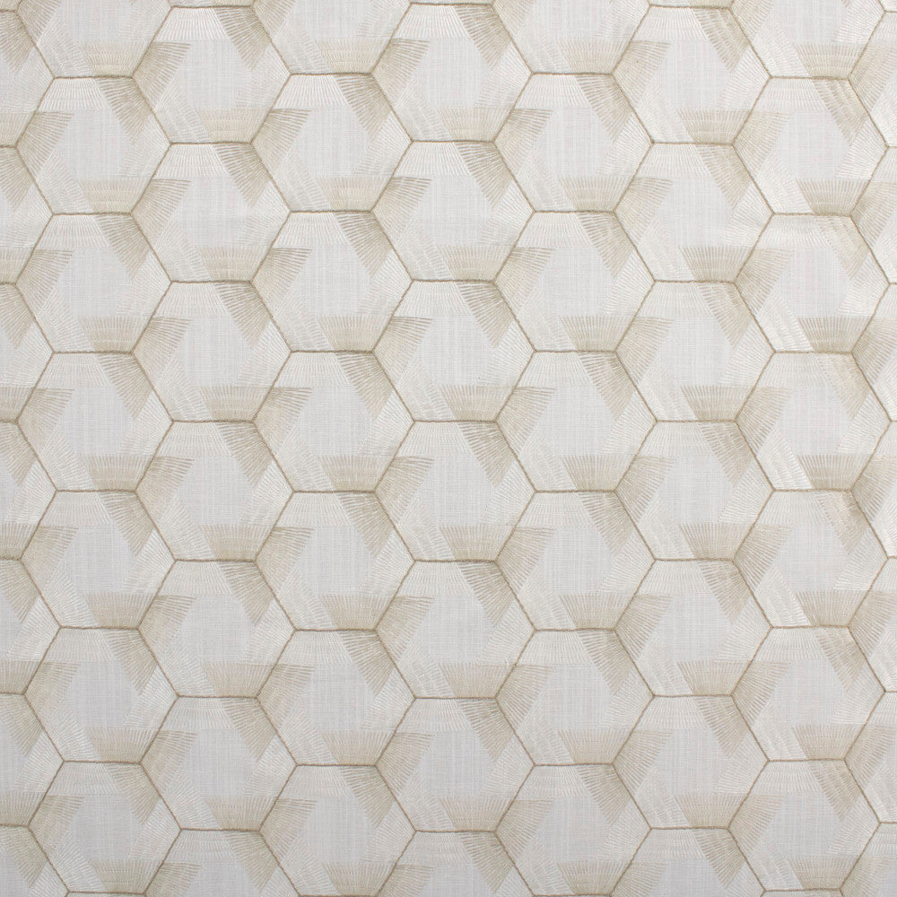S6194 Vanilla by Greenhouse Fabric 82% Polyester, 11% Cotton, 7% Linen With 100% Polyester Embroidery India Drapery </p><p>Repeat: 5.25" H, 3.25" V 54" - Fabric Carolina -