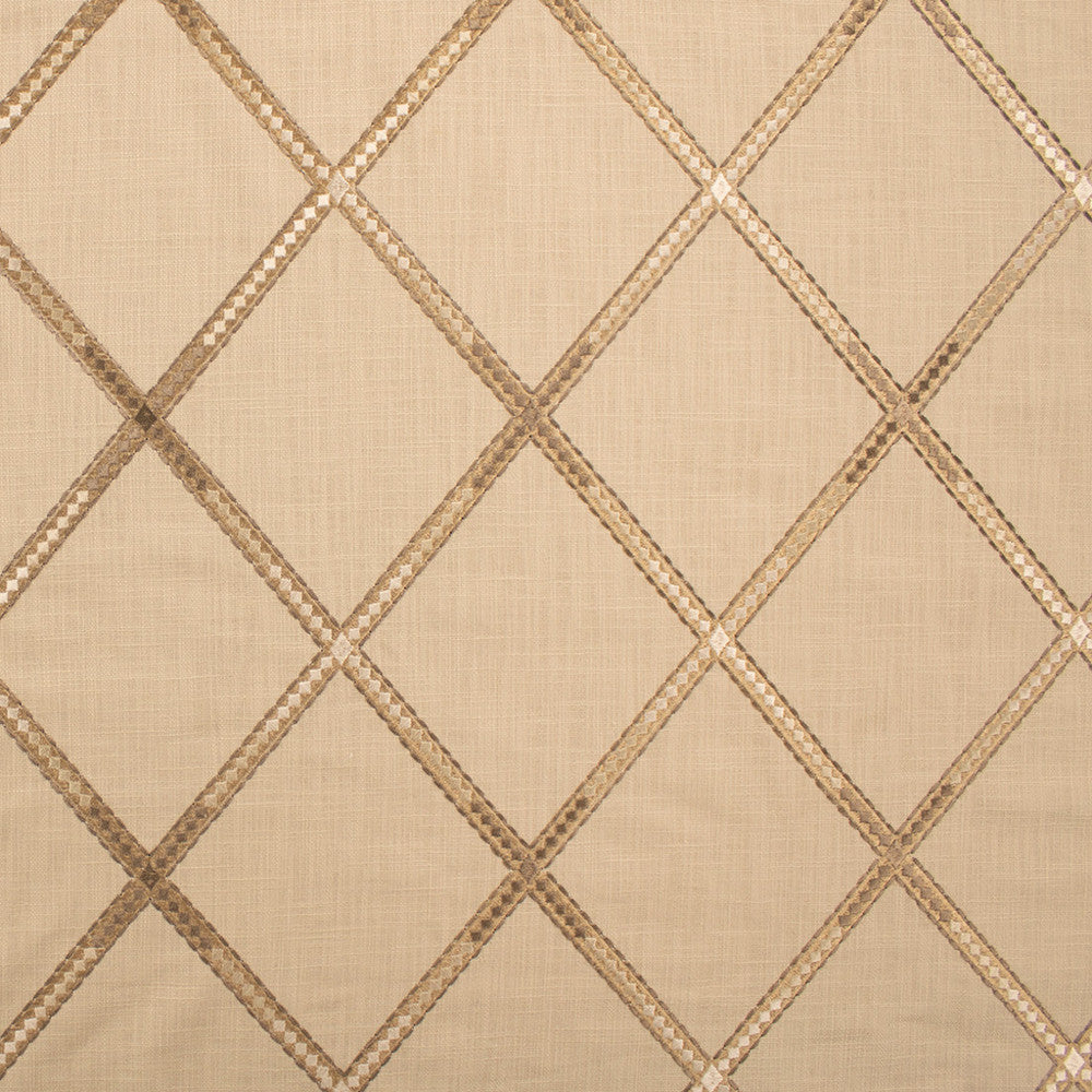 S6206 Oatmeal by Greenhouse Fabric 100% Cotton With 100% Rayon Embroidery India 9,000 </p><p>Repeat: 6.25" H, 7.75" V 54" - Fabric Carolina -