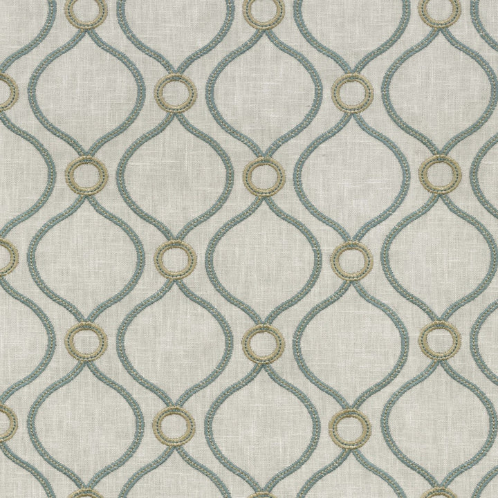 S6235 Lagoon by Greenhouse Fabric 70% Polyester, 30% Cotton With 100% Polyester Embroidery India 9,000 </p><p>Repeat: 4.63" H, 4" V 54" - Fabric Carolina -