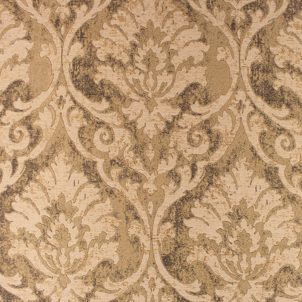 S6358 Pyrite by Greenhouse Designer Fabric 93% Polyester, 7% Linen India 18,000 </p><p>Repeat: 13.5" H, 26.5" V 54" - Swanky Fabrics -
