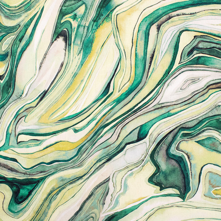 S6387 Emerald by Greenhouse Fabric 90% Polyester, 10% Linen China 50,000 </p><p>Repeat: 54" H, 27.5" V 55" - Fabric Carolina -