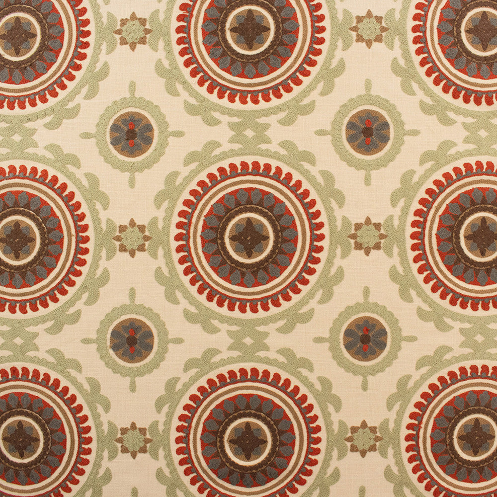 S6395 Spicemarket by Greenhouse Fabric 84% Cotton, 16% Polyester With 100% Polyester Embroidery India 9,000 </p><p>Repeat: 10.7" H, 9.6" V 54" - Fabric Carolina -