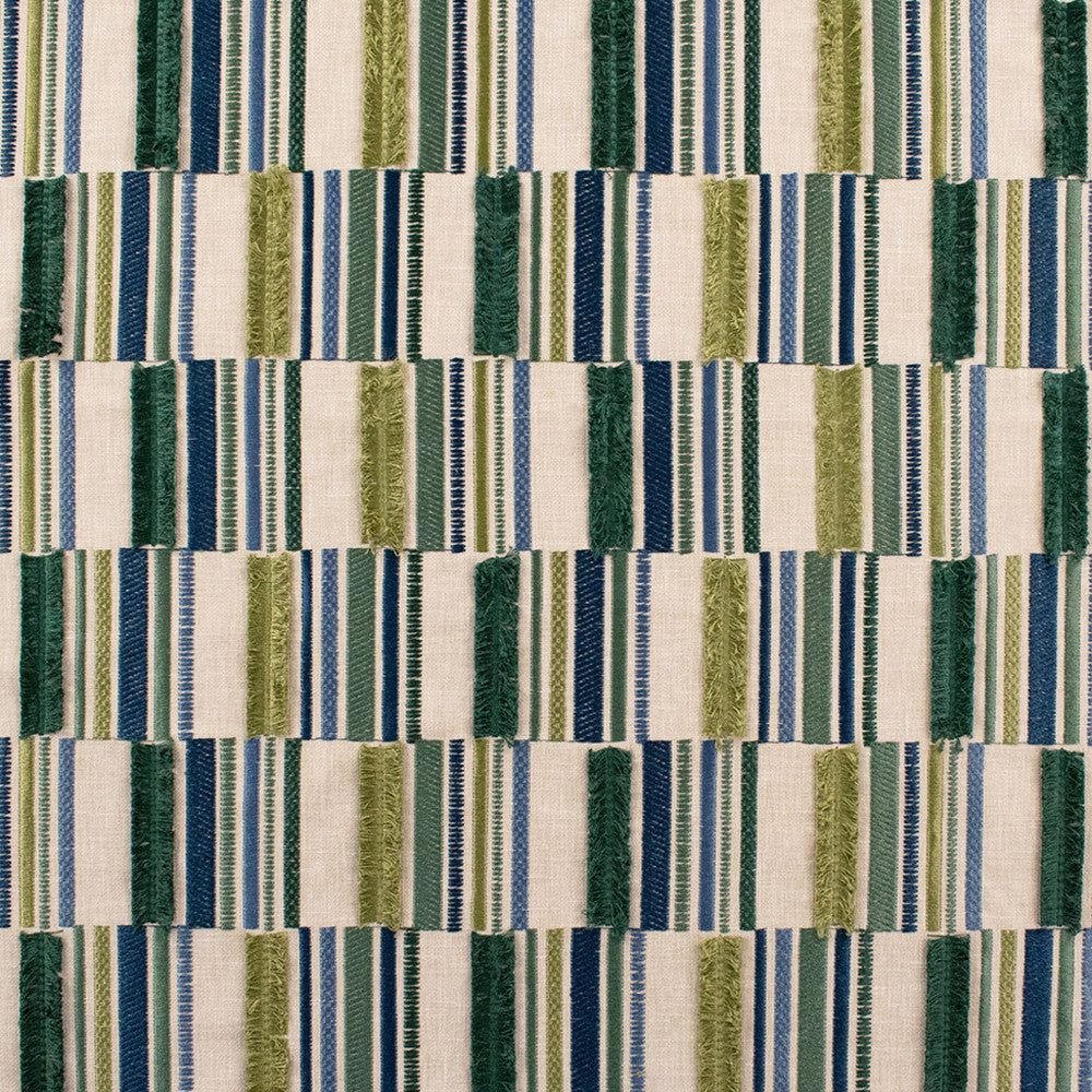 S6403 Oasis by Greenhouse Designer Fabric 50% Cotton, 50% Polyester With 100% Polyester Embroidery India 9,000 </p><p>Repeat: 7.5" H, 6.5" V 52" - Swanky Fabrics -