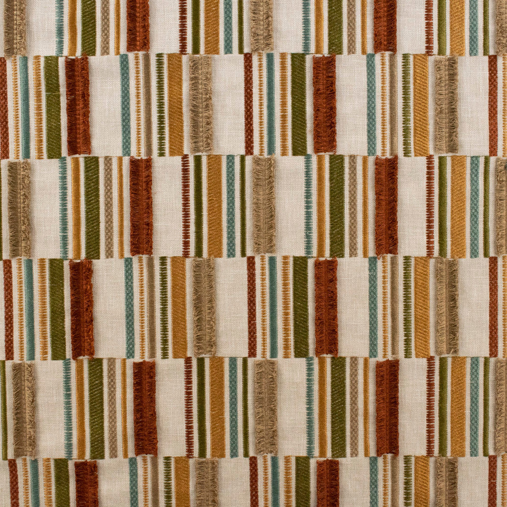 S6406 Spice by Greenhouse Fabric 50% Cotton, 50% Polyester With 100% Polyester Embroidery India 9,000 </p><p>Repeat: 7.5" H, 6.5" V 52" - Fabric Carolina -