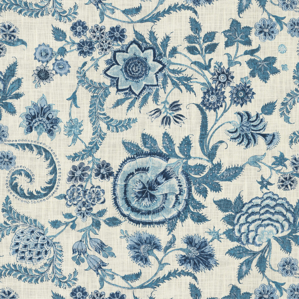 S6424 Porcelain by Greenhouse Designer Fabric 100% Cotton China 15,000 </p><p>Repeat: 27" H, 25.25" V 54" - Swanky Fabrics -