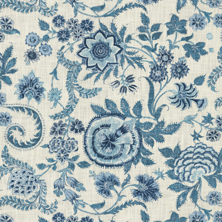 S6424 Porcelain by Greenhouse Designer Fabric 100% Cotton China 15,000 </p><p>Repeat: 27" H, 25.25" V 54" - Swanky Fabrics -