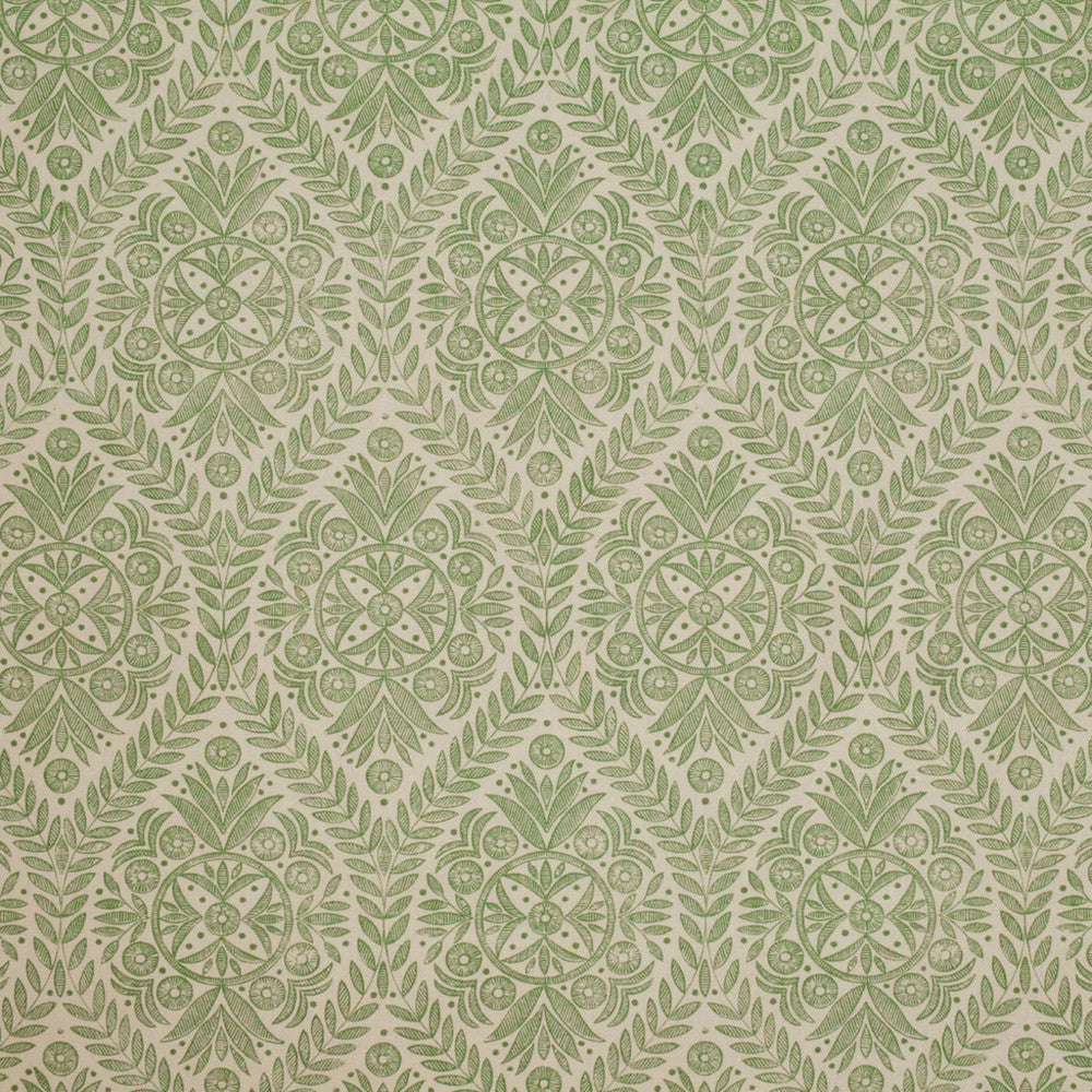 S6517 Fennel by Greenhouse Designer Fabric 50% Cotton, 35% Viscose, 15% Linen India 51,000 </p><p>Repeat: 7" H, 13.5" V 53" - Swanky Fabrics -