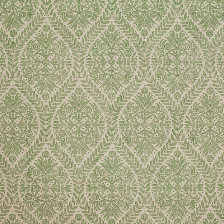 S6517 Fennel by Greenhouse Designer Fabric 50% Cotton, 35% Viscose, 15% Linen India 51,000 </p><p>Repeat: 7" H, 13.5" V 53" - Swanky Fabrics -