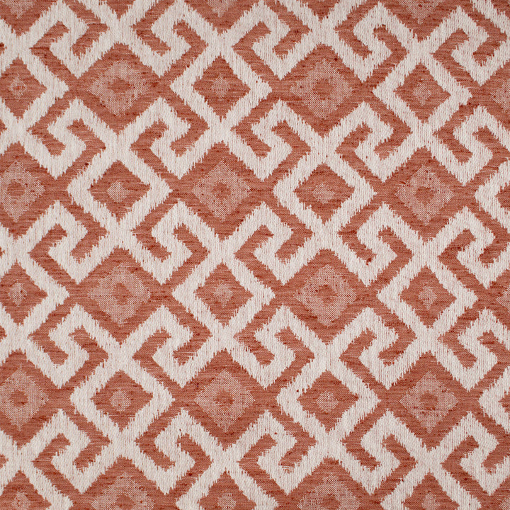 S6591 Coral by Greenhouse Designer Fabric 86% Polyester, 14% Cotton India 40,000 </p><p>Repeat: 6.85" H, 6.85" V 54" - Swanky Fabrics -
